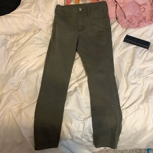 Grayish/greenish skinny jeans